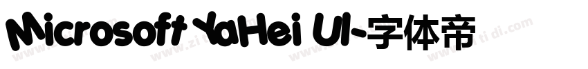 Microsoft YaHei Ul字体转换